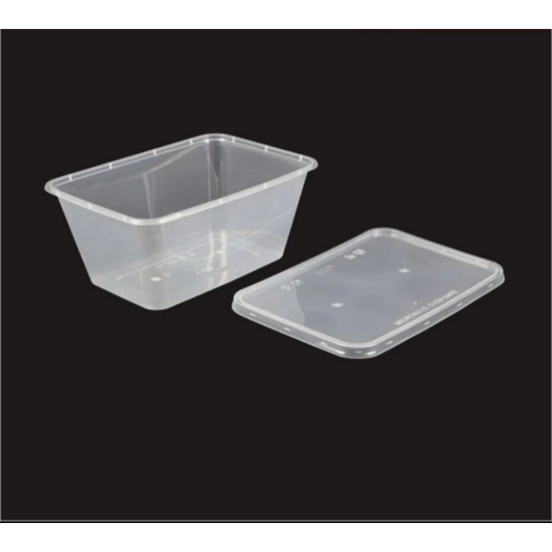 

Thinwall Lux 1000 ML Rectangle / Kotak Makan Plastik / Lux Food Container 1000 ML