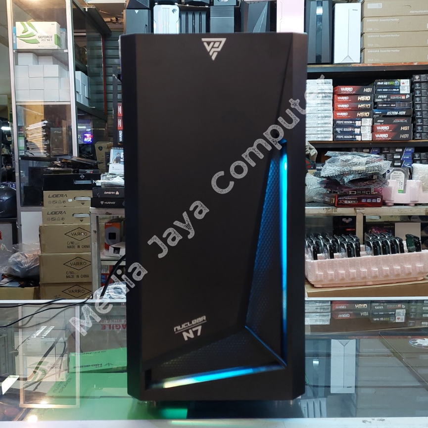 PC Gaming Fullset Core i5 10400F GTX 750 TI / GTX 1050TI 4GB + monitor 19 Inch komputer gaming full set rakitan paket lengkap desktop