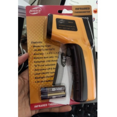 GM320 THERMOMETER LASER INFRARED DIGITAL NON-CONTACT THERMOMETER TEMBAK