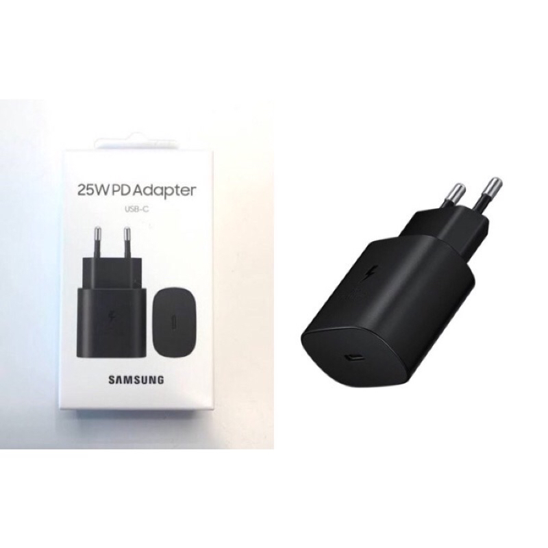 ADAPTOR 25 W USB-C/TYPE-C FAST CHARGING/ADAPTER/BATOK/SAMSUNG ORIGINAL