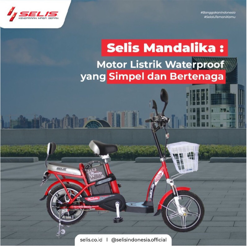Sepeda listrik selis tipe mandalika