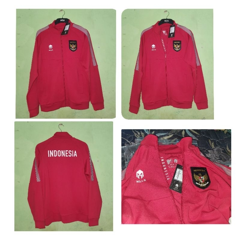 Jaket Anthem Timnas Indonesia size XL Original Mills