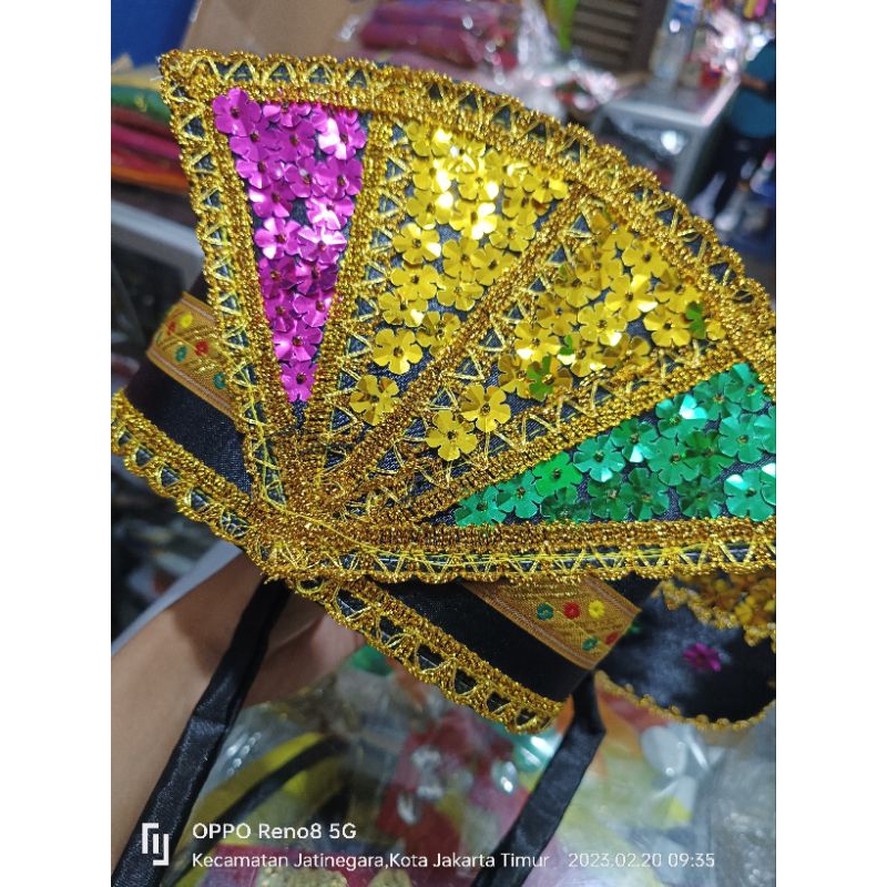 TOPI ADAT ACEH TARI SAMAN /// TOPI ACEH // MAHKOTA ACEH
