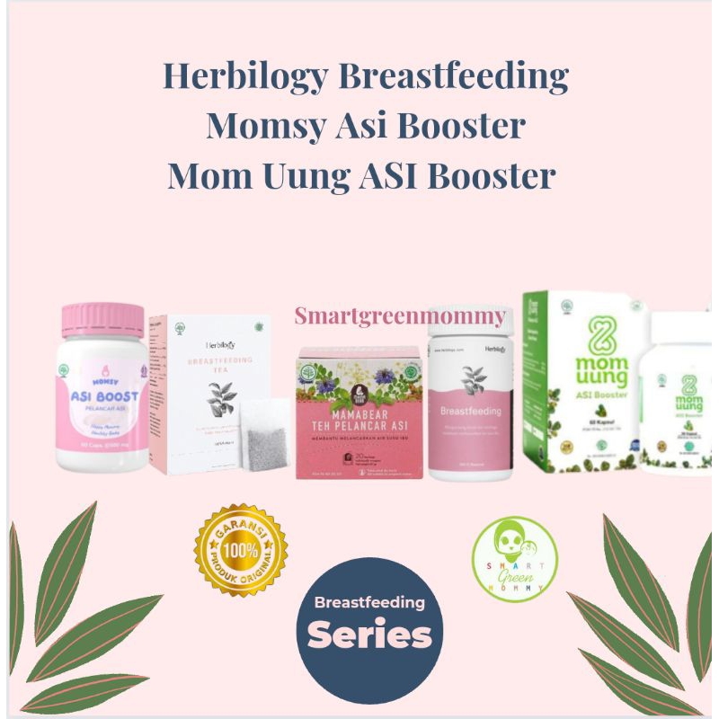 New Asi Booster Herbilogy Breastfeeding Capsule / herbilogy breastfeeding Tea / Momsy Asi Booster / Mom Uung ASI Booster / Mama Bear ASI Booster Pelancar Asi