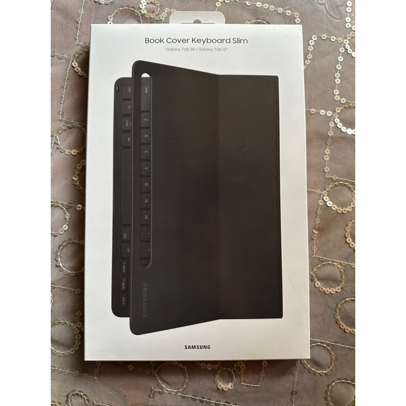 Book Cover Keyboard Slim Samsung Galaxy tab S8/ Galaxy tab S7