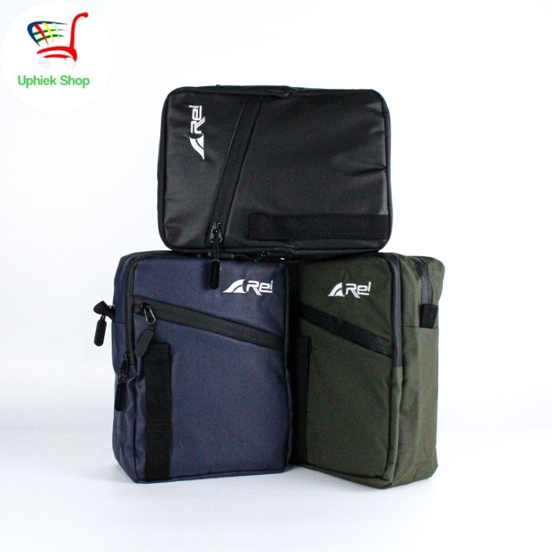 Tas Selempang Pria Anti Air/ Tas Kotak Pria Wanita Anti Air Ginkel Arei Waterproof