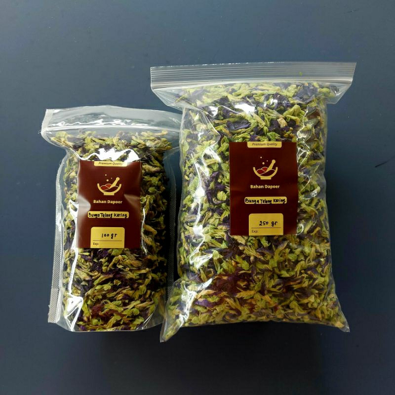 

Bunga Telang Kering / Teh Butterfly Pea Grade A 100% Premium