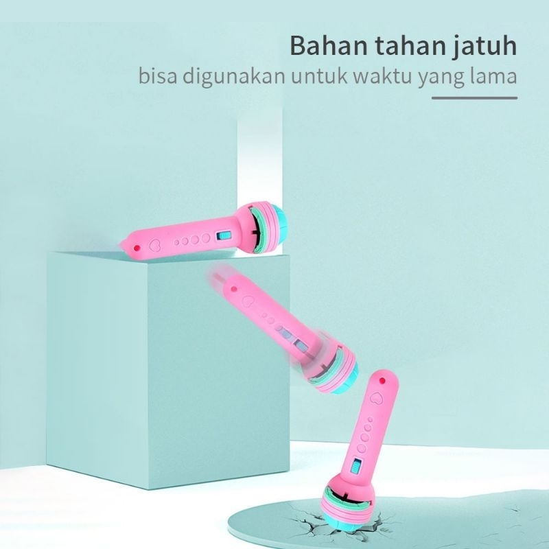 Mainan Anak Senter Proyektor Gambar Fun Flashlight Fun Projector