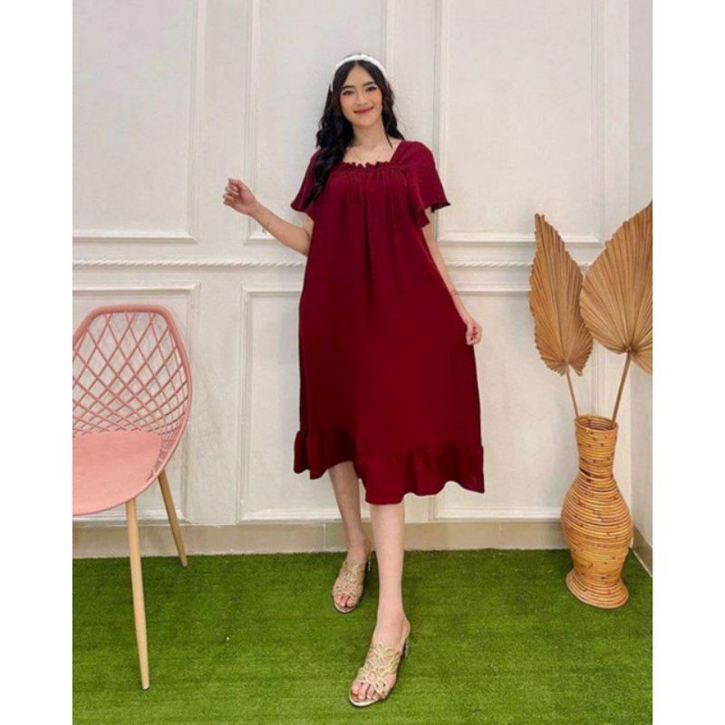 DASTER CRINKLE LAURA/LAURA DRESS TERBARU/DASTER FUJI VIRAL KEKINIAN