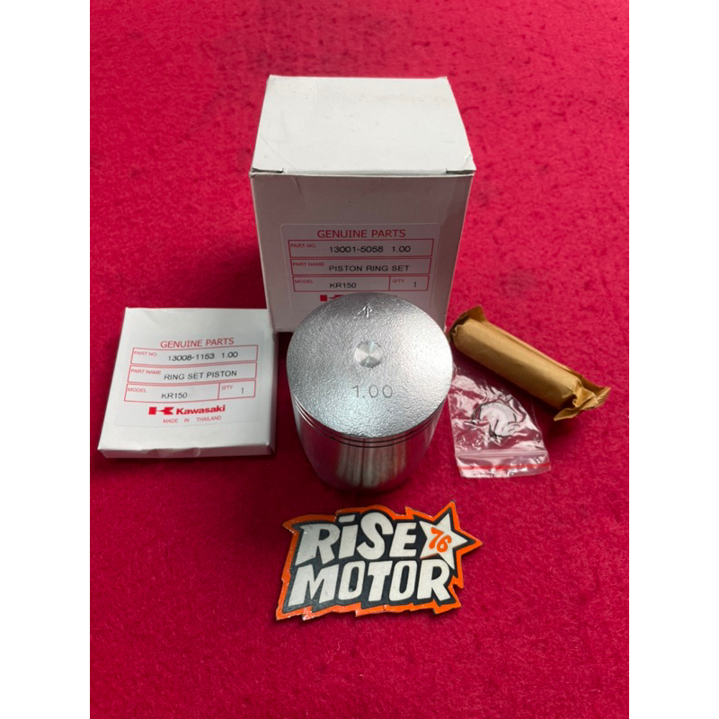 Piston Kit Ninja 150 size 100 uk 60 pen 15