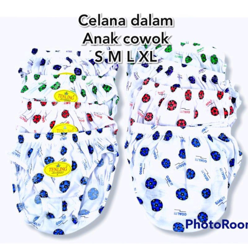 3 PCS CELANA DALAM ANAK LAKI-LAKI MOTIF BOLA/CELANA DALAM ANAK LAKI-LAKI MURAH