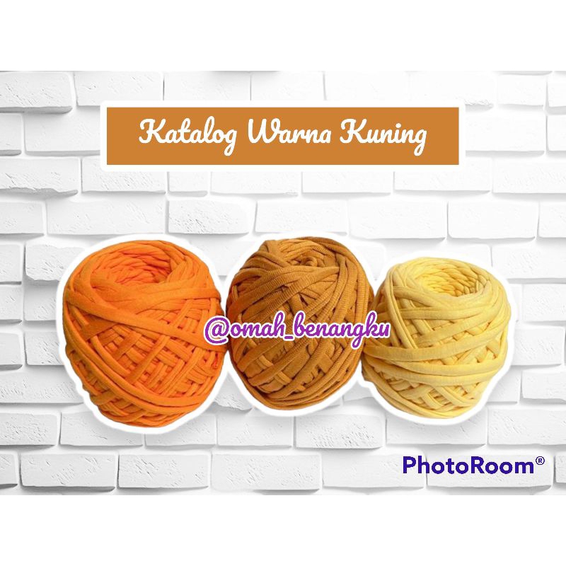 benang T-shirt Yarn Benang Kaos katun Spandek rajut