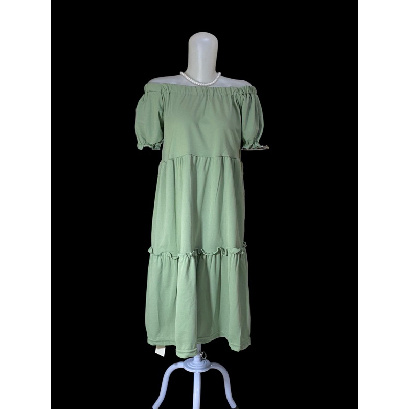 ZARA dress sage green