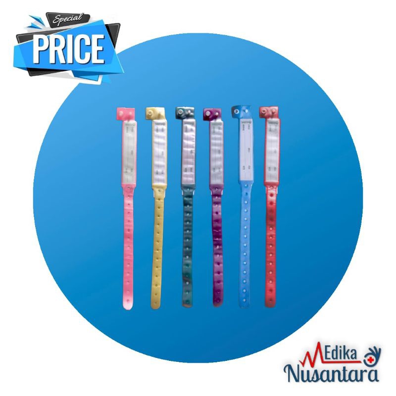 Gelang Identitas Pasien Rawat Inap Rumah Sakit / Id Patient - Id Band  Gelang Identifikasi Eco Green