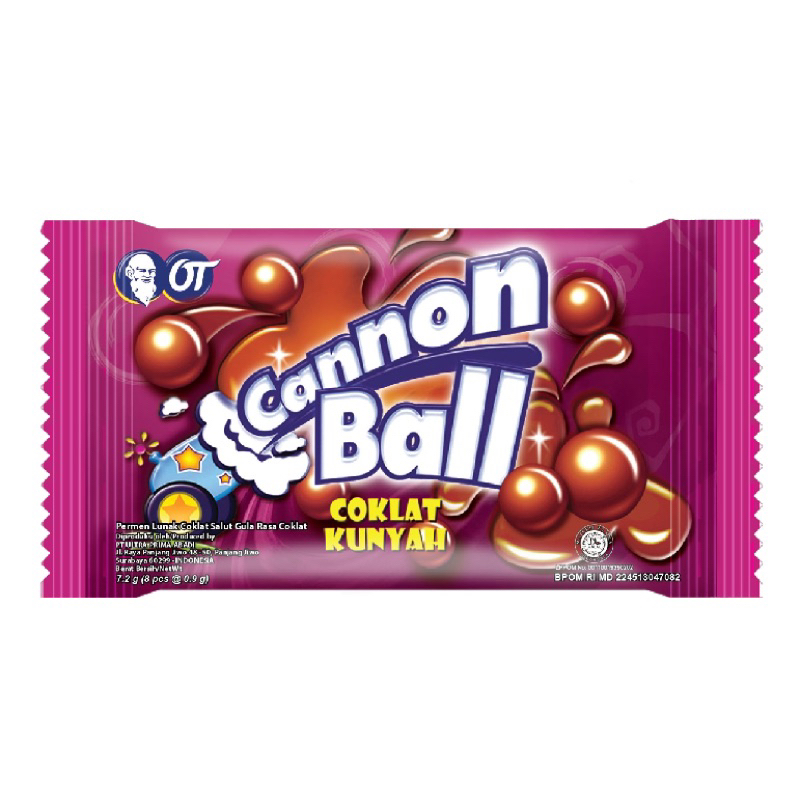 

COKLAT CANON BALL ISI 24pcs