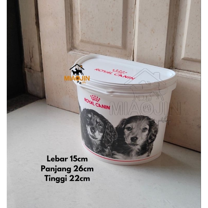 Pet Food Container Cat Dog Tempat Royal Canin Happy Makanan Kontainer