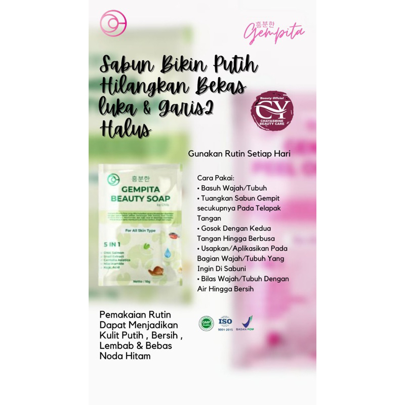 MASKER  DAN SABUN DNA SALMON GEMPITA | ECER SATUAN