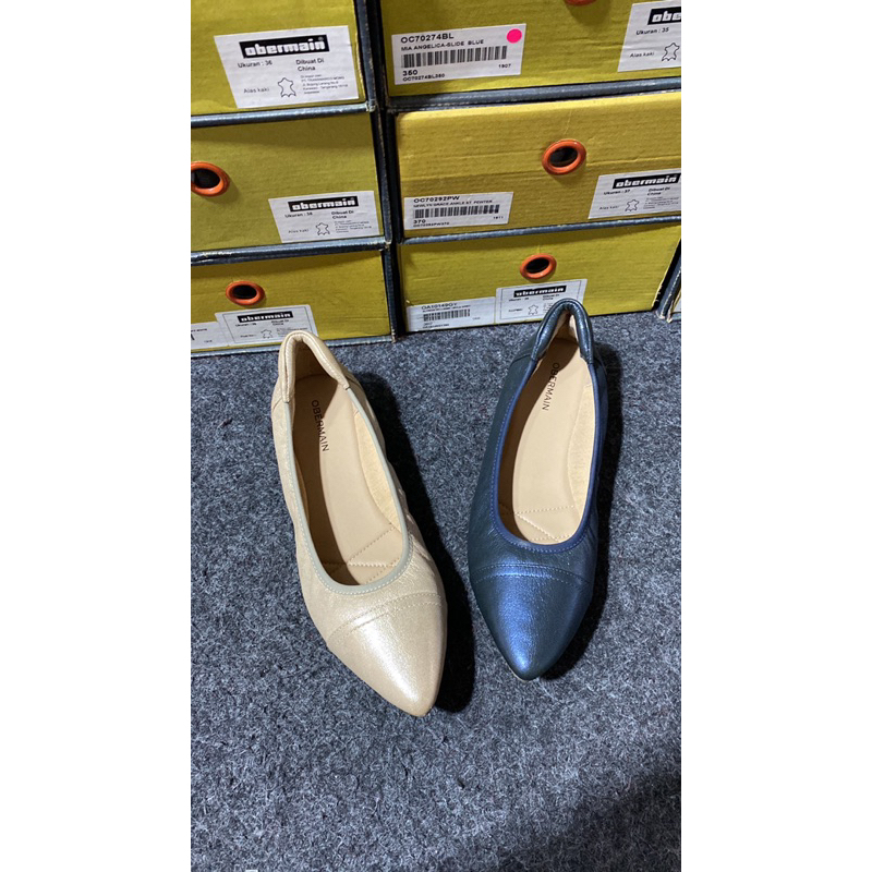 Sepatu flatshoes wanita brand obermain sale