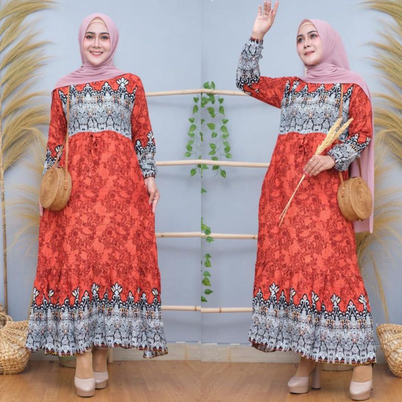 Gamis katun rayon //JF573