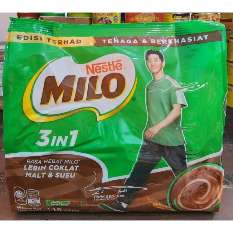 

Milo 3in1 Malaysia Sacet Minuman Malt Coklat Berkhasiat.