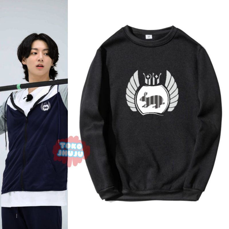 Sweater Jungkook Run Bts 2023 Logo BESAR