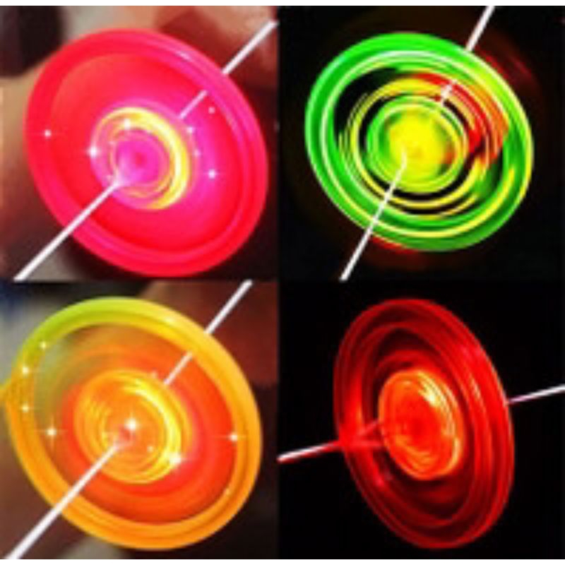 1 Pcs Mainan Gangsing Viral LED / Gasing Tali Tarik Nyala