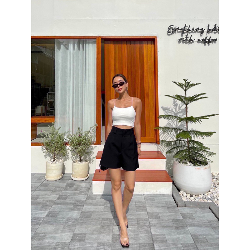 HOTPANT PROMTHONG MODEL HIGHWAIST BELT DUA CELANA PROMTHONG BANGKOK (CLPMT017)