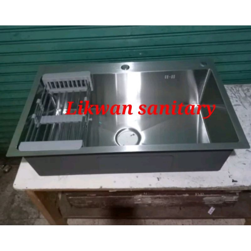 Kitchen sink stainless 8050 GOLDEN HAND BY ONAN / Bak cuci piring stainless 8050 GOLDEN HAND