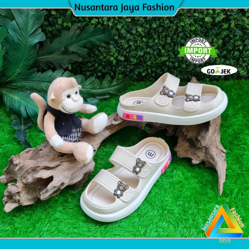 30-35 Sandal Anak Perempuan CUTE BEAR 029 Kekinian Terlaris