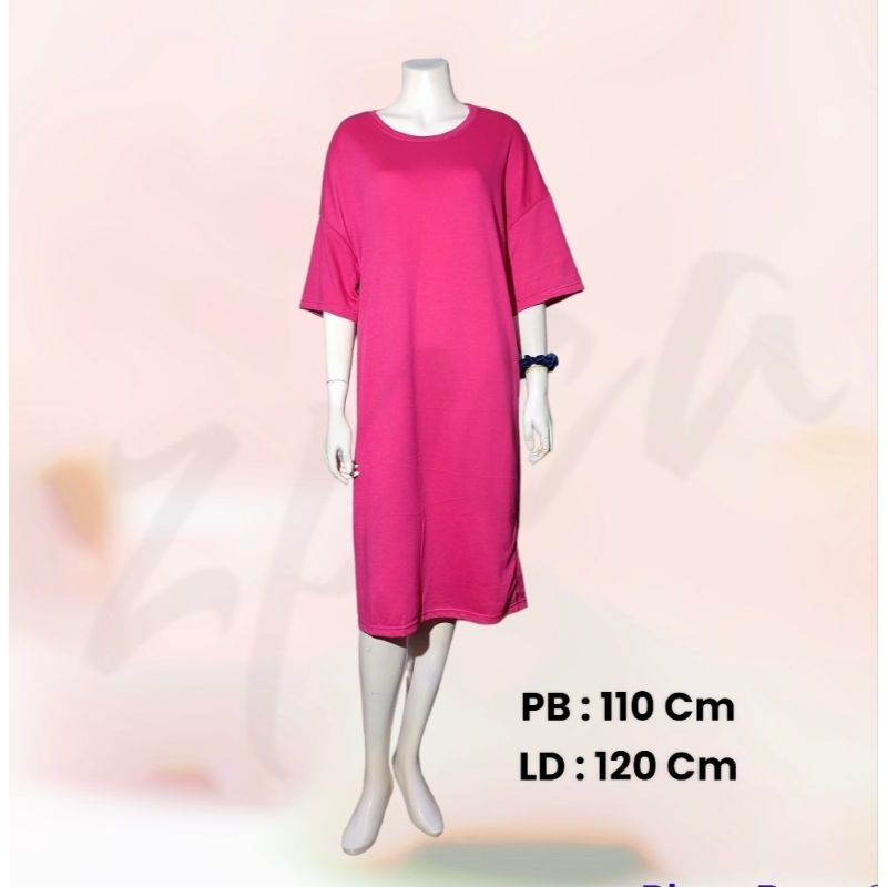 Baju Atasan Daster Polos Over Size Wanita Kekinian