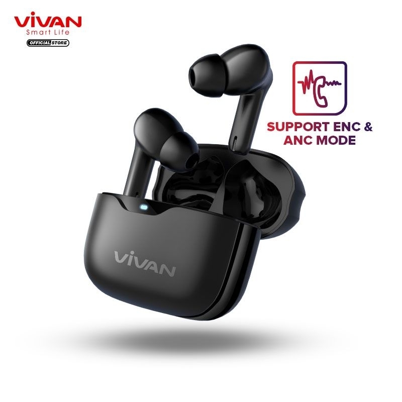 TWS Headset Bluetooth 5.3 With Noise Cancelling ViVan T660NC T660