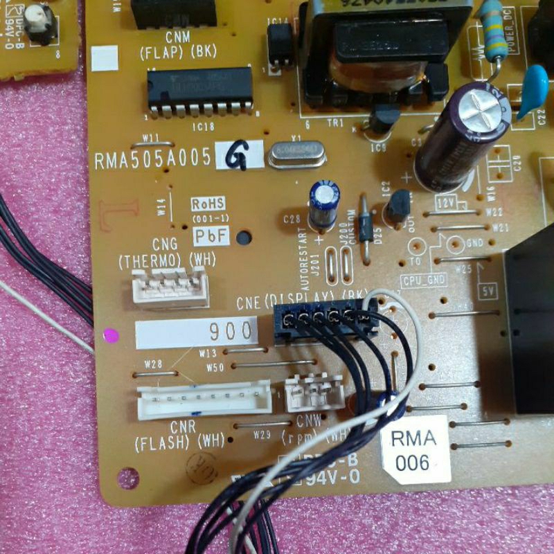 Modul pcb indoor ac mitsubishi part RMA505A005 original