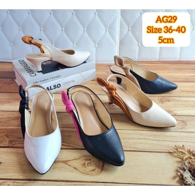 ABBUSHOES AG 29 bapau tali pita premium soledat 5cm