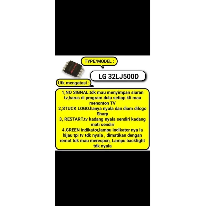 IC eprom LG 32LJ500D