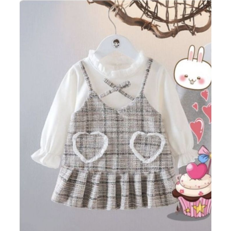 DRESS TWEED ANAK IMPORT