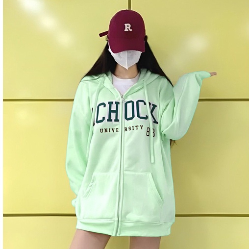 Hoodie Zipper Achock University 88 Unisex Pria &amp; Wanita | Dhea Fashion