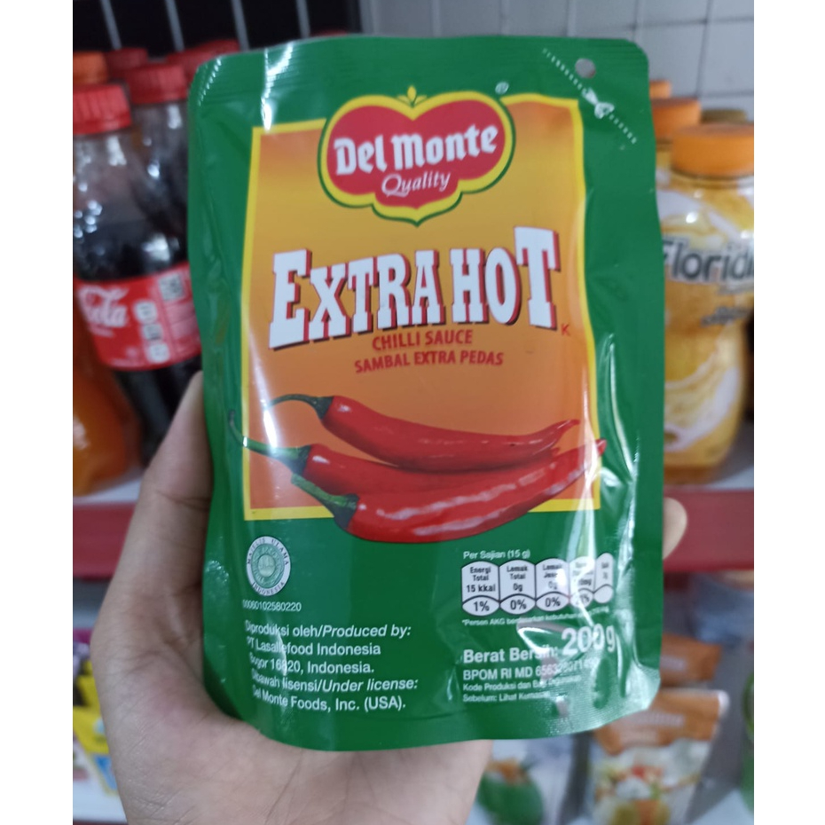 

Del Monte Saus Extra Hot Saus Tomat 200 gr