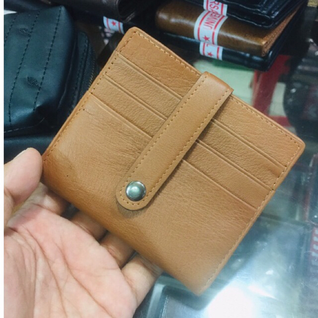 dompet khusus kartu model terbaru dengan pengaman kancing yang keren dan elegan bahan dari kulit sapi asli berkualitas lokal #dompet #dompetkartu #dompetkartu #cardholder