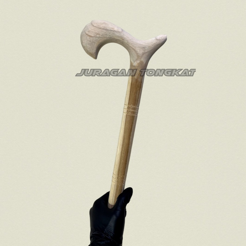 Craneyyeye Tongkat Kayu Jati / Tongkat Jalan / Tongkat Kayu / Tongkat Orang Tua / Tongkat Kayu Jati
