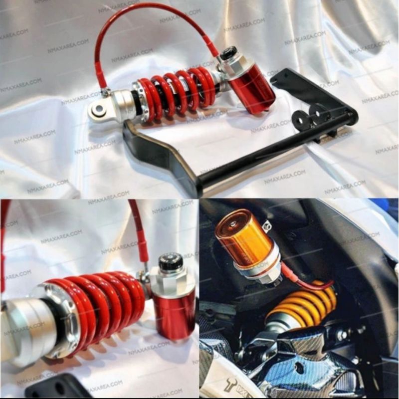 SHOCKBREAKER MONOSHOCK BELAKANG AEROX NEW & AEROX OLD PLUS BREKET KOMPLIT TINGGAL PASANG ORIGINAL NU