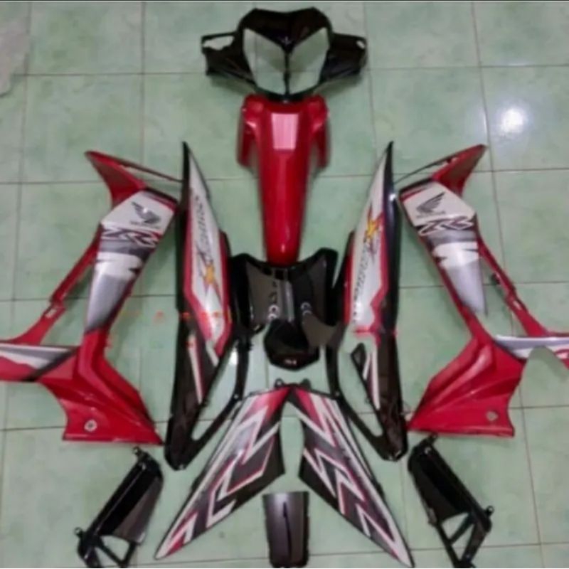 Cover body supra x 125 tahun 2012 body supra full halus