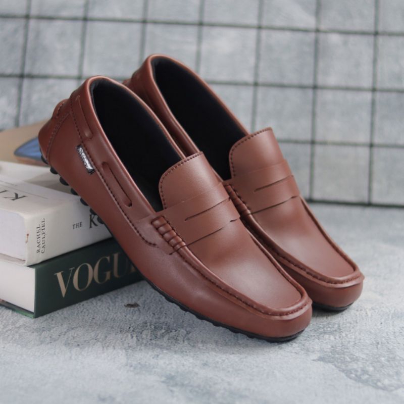 XSHOESBDG.ID x BLENE Sepatu Slip On Pria Casual Sepatu Slop Original Kasual Pria Kerja Kantor