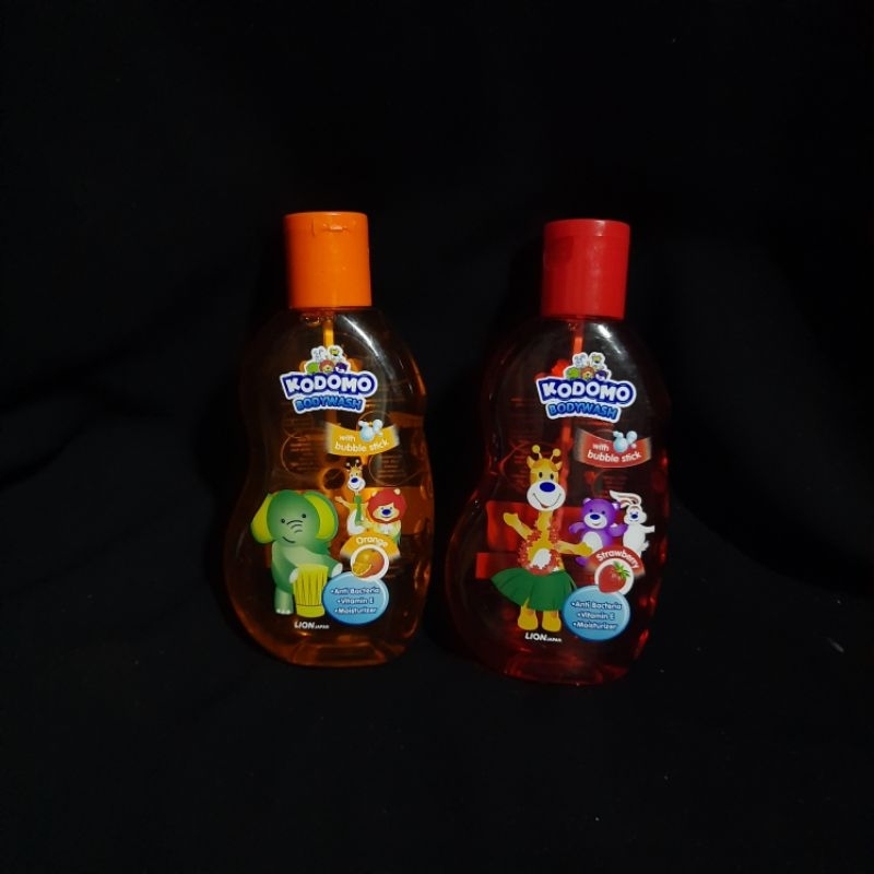 Kodomo Bodywash with bubble stick 200 ml