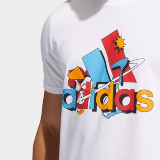 Baju Kaos Adidas Pelangi / T-shirt Casual Premium / Kaos Korean Style / Baju Bahan Cotton