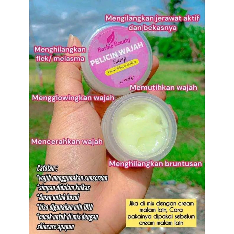 Barbie beauty pelicin wajah