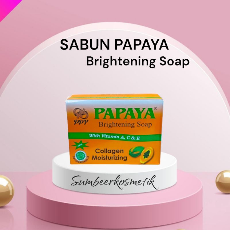 Sabun PPY Baru // Soap SJA Papaya Collagen Brightening 135.gr