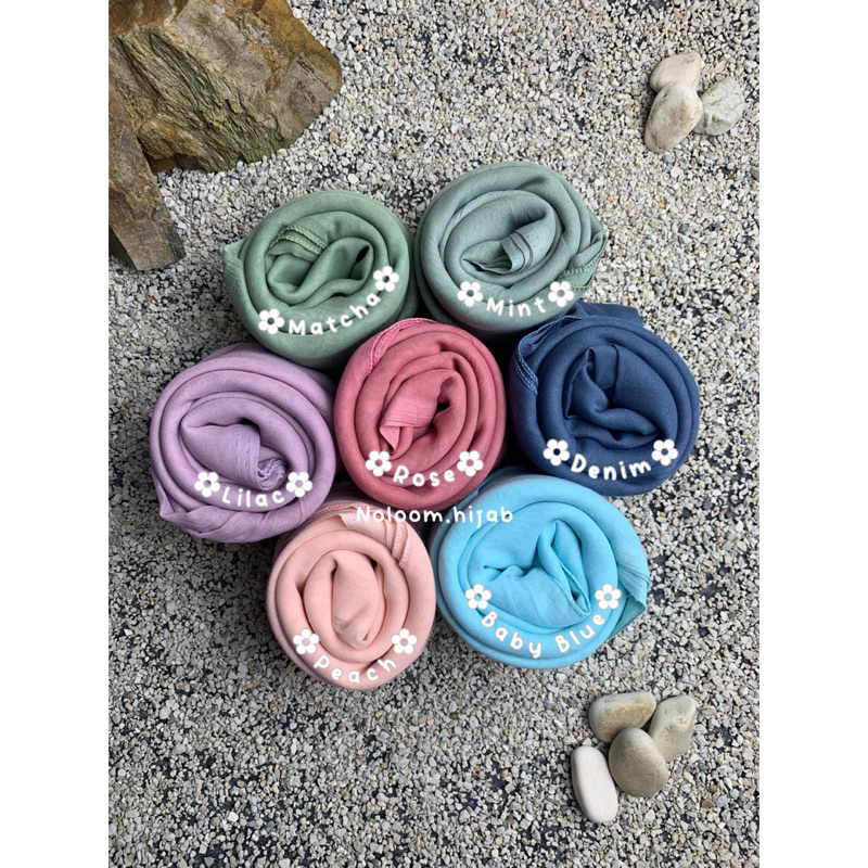 Noloom Hijab - Hijab Paris Basic Exclusive Pastel Series.