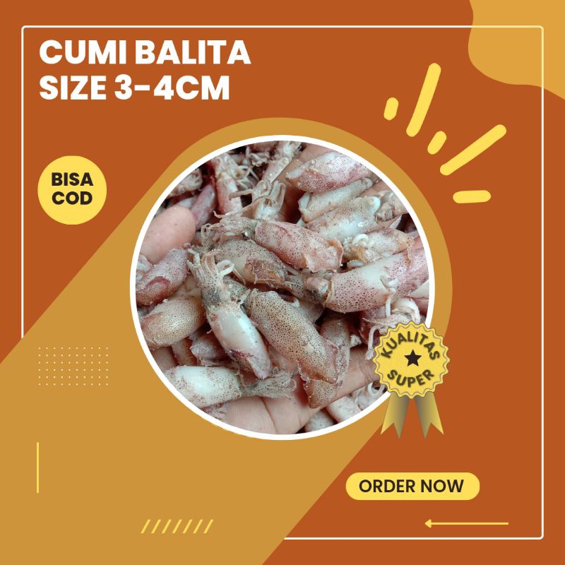 

Cumi Balita / Balita Cumi Rebus Laut Kualitas Super