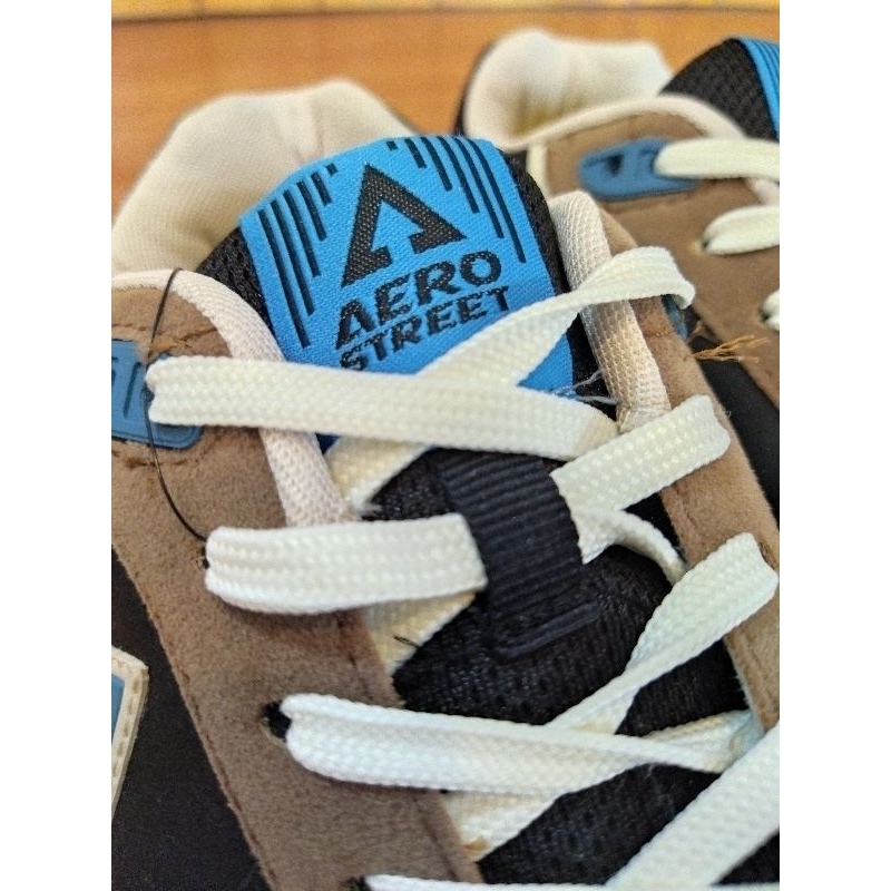 Aerostreet Osaka Vintage Krem Hitam BNIB - Sepatu Sneakers