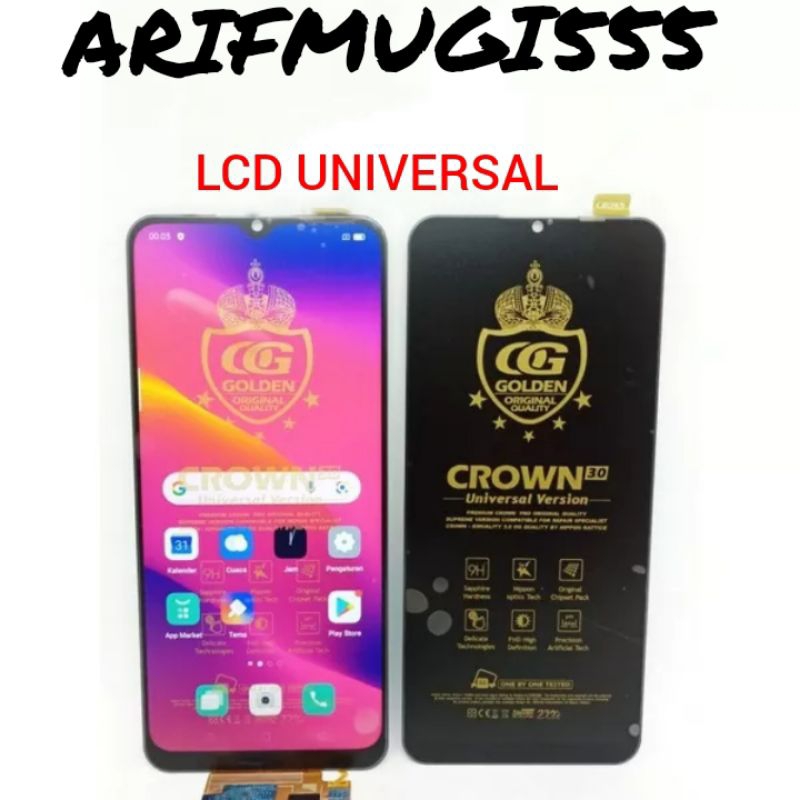 Lcd Realme 5i/Realme 5/A31 2020/A5 2020/A9 2020 Crown Super Fullset Touchscreen Original